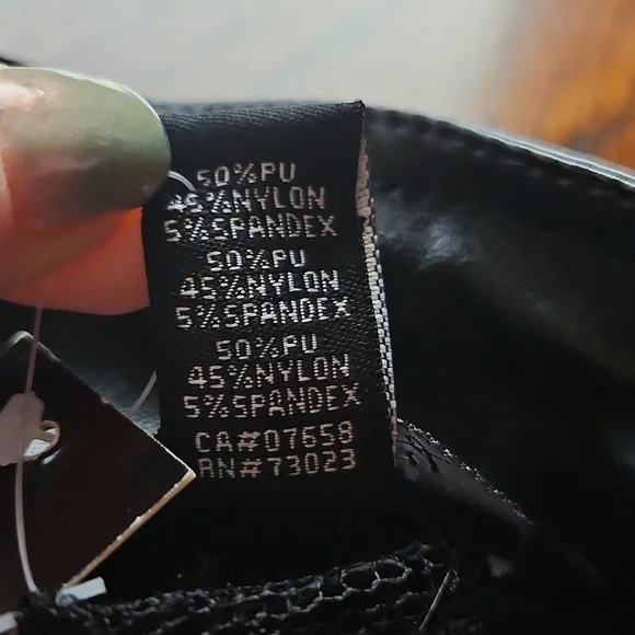 Streetwear Society Black Faux Leather Lace Insert Moto Jacket Small - Picture 9 of 15